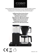 Caso Design Filterkaffeemaschine "Aroma Sense", 10 Tassen, 1,25 Liter, 1550 Watt Operating instructions