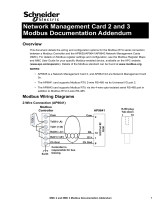 Schneider Electric Network Management Card 2 and 3 Modbus System user guide