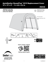 Shelter Logic ShelterLogic Replacement Cover Kit Owner's manual