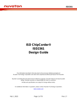 Nuvoton DG ISD2361 Technical Reference Manual