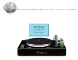 McIntosh MTI100 Integrated Turntable Owner's manual