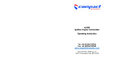 Checkline Advent Tachometers Series User manual