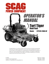 Scag Power Equipment Turf Tiger User manual