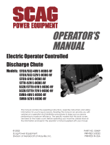 Scag Power Equipment Electric type - 924Z, 925A, 925B, 925C, 925D, 925J, 924U, 924V, 924W User manual