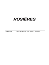 ROSIERES RHC224/1IN-ALG/2 User manual