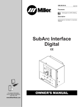 Miller SUBARC INTERFACE DIGITAL CE User manual