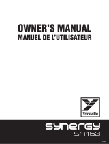 YORKVILLE SA153 Owner's manual