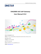 Dinstar DAG2000-16S User manual