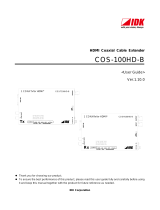 IDK COS-R100HD-B User guide