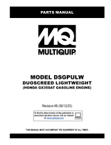 MQ Multiquip DSGPULW Parts Manual