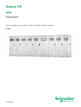 Schneider Electric Galaxy VX User guide