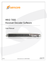 Sencore MRD 7000 User manual
