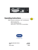 Stahl Keyboards KB2 Operating instructions