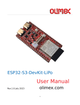 OLIMEX ESP32-S3-DevKit-Lipo User manual