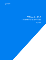 Novell ZENworks 23.3 Operating instructions