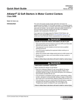 Schneider Electric Altistart 22 Soft Starters in Motor Control Centers Instruction Sheet