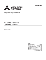 Mitsubishi Electric MX Sheet Version 3 Owner's manual