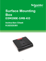 Schneider Electric R10252GB Surface Instruction Sheet