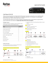 Raritan Cat5 Reach DVI HD Quick setup guide