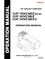 MIMAKI UJF-3042MkII e Operating instructions