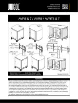 Unicol AV Media Cabinet Mounts | AVR Operating instructions