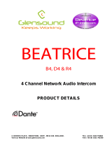 Glensound Beatrice B4 D4 R4 Owner's manual