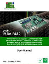 IEI Integration IMBA-R680 User manual