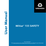 Navman MiVue™155 SAFETY User manual