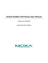 Moxa OnCell G4302-LTE4 Series User manual