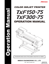 MIMAKI TxF300-75 Operating instructions