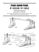 PEARL P-1032, 1032R Drum Pedal User manual