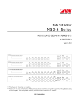 IDK MSD-S52 User guide