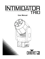 CHAUVET DJ Intimidator Trio LED Moving head User manual