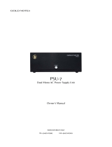 Gold Note PSU-7 User manual