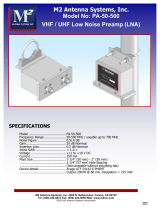 M2 Antenna FGPA50-500 User manual