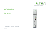 Keba KeDrive D3-DA PROFINET User manual