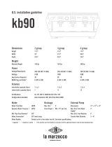 La Marzocco kb90 Installation guide