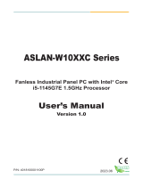 Arbor Technology ASLAN-W1015CASLAN-W1019CASLAN-W1022C User manual