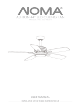 NOMA Ashton 5-Blade 3-Speed  Owner's manual