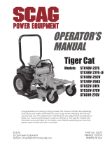 Scag Power Equipment Tiger Cat User manual