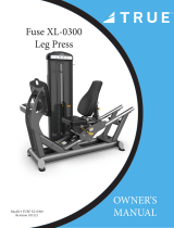 True Fitness FUSE-0300 Leg Press User manual