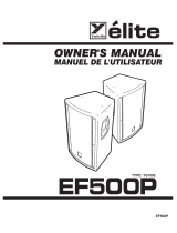 YORKVILLE EF500P Owner's manual