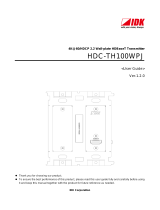 IDK HDC-TH100WPJ-B User guide