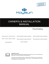 Kaysun Floor/Ceiling Current Loop User manual