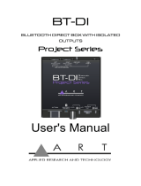 Art Pro Audio BT-DI User manual
