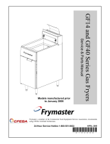 Frymaster GF14 and GF40 Gas Fryer (Pre-January 2008) User manual