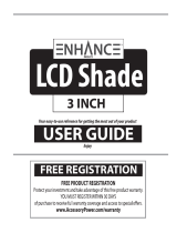 ENHANCE Folding LCD Shade User manual