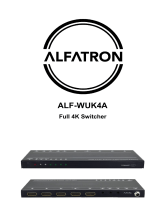 ALFAtron ALF-WUK4A User manual