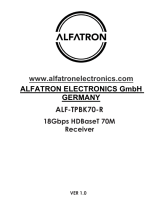 ALFAtron TPBK70-R User manual