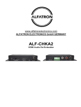 ALFAtron ALF-CHKA2 HDMI Audio De-Embedder User manual